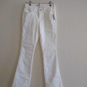 Old Navy Flare Mid-rise white jeans